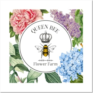 Queen Bee Flower Farm Posters and Art